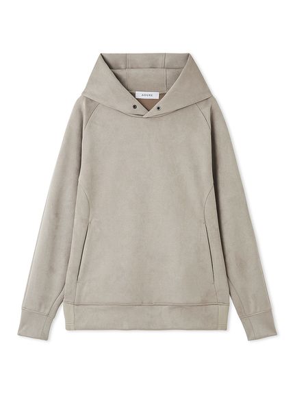 フェイクスウェードパーカ