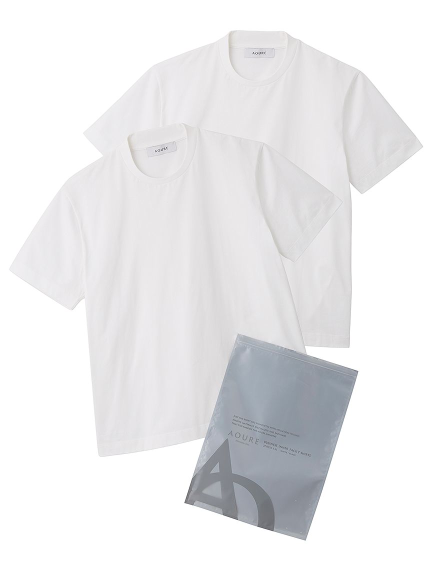 A PACK】 BUSINESS PACK T-SHIRT (2枚組)(カットソー＆Tシャツ