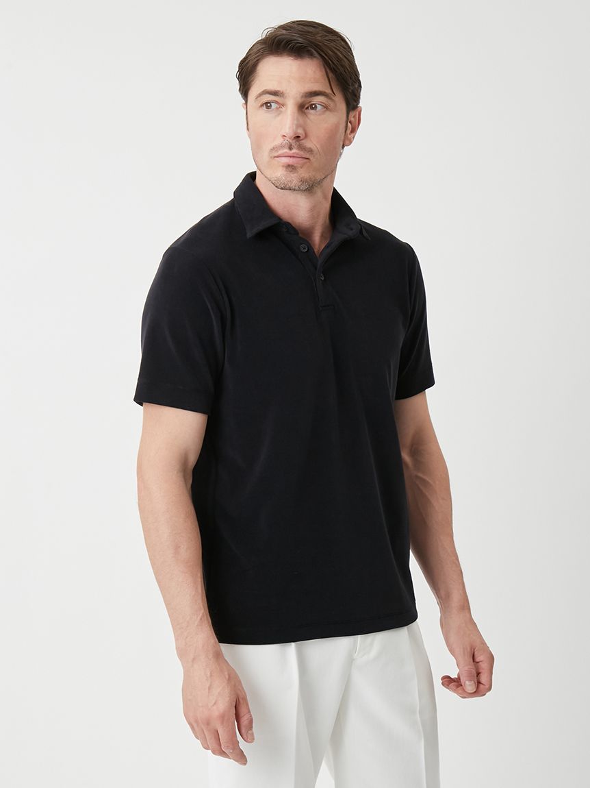 マイクロパイル ポロシャツ(カットソー＆Tシャツ)｜トップス