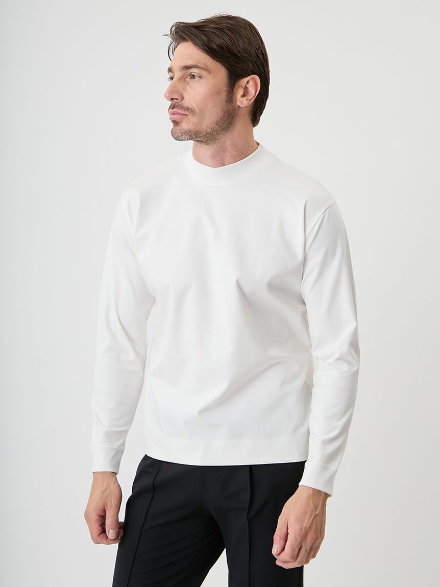 PABLO モックネック ロングスリーブ(カットソー＆Tシャツ