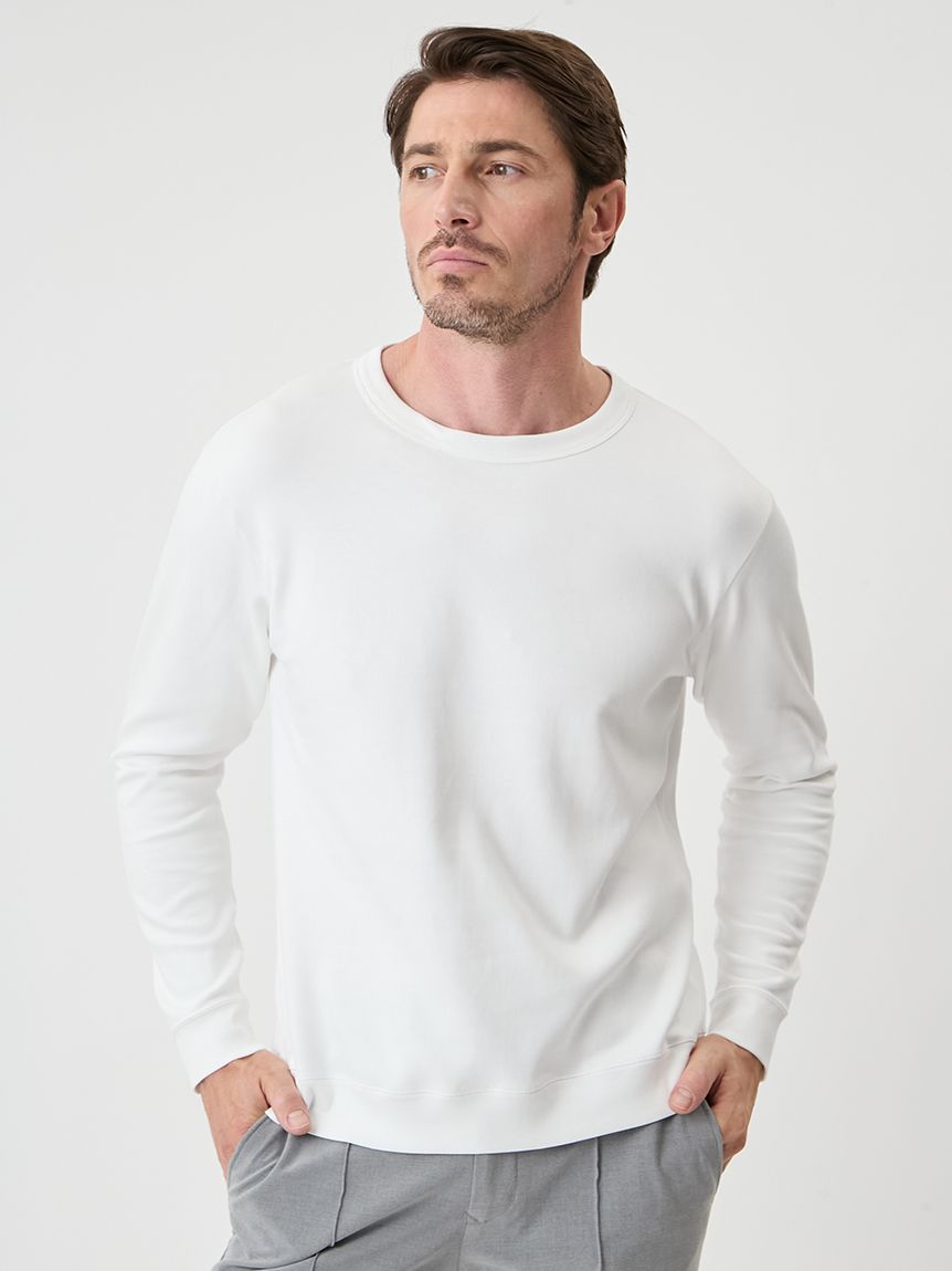 美品★AOURE アウール 2025年 ミルフィーユコットンTシャツ Ｌサイズ JAPAN NEW JERSEY ミルフィーユ コットン MADE IN JAPAN | AOURE