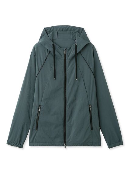 最終価格！新品未使用AOUREマッドシャイン４パッチシャツアウターネイビーL マッドシャイン4パッチシャツアウター(ブルゾン)｜アウター｜AOURE