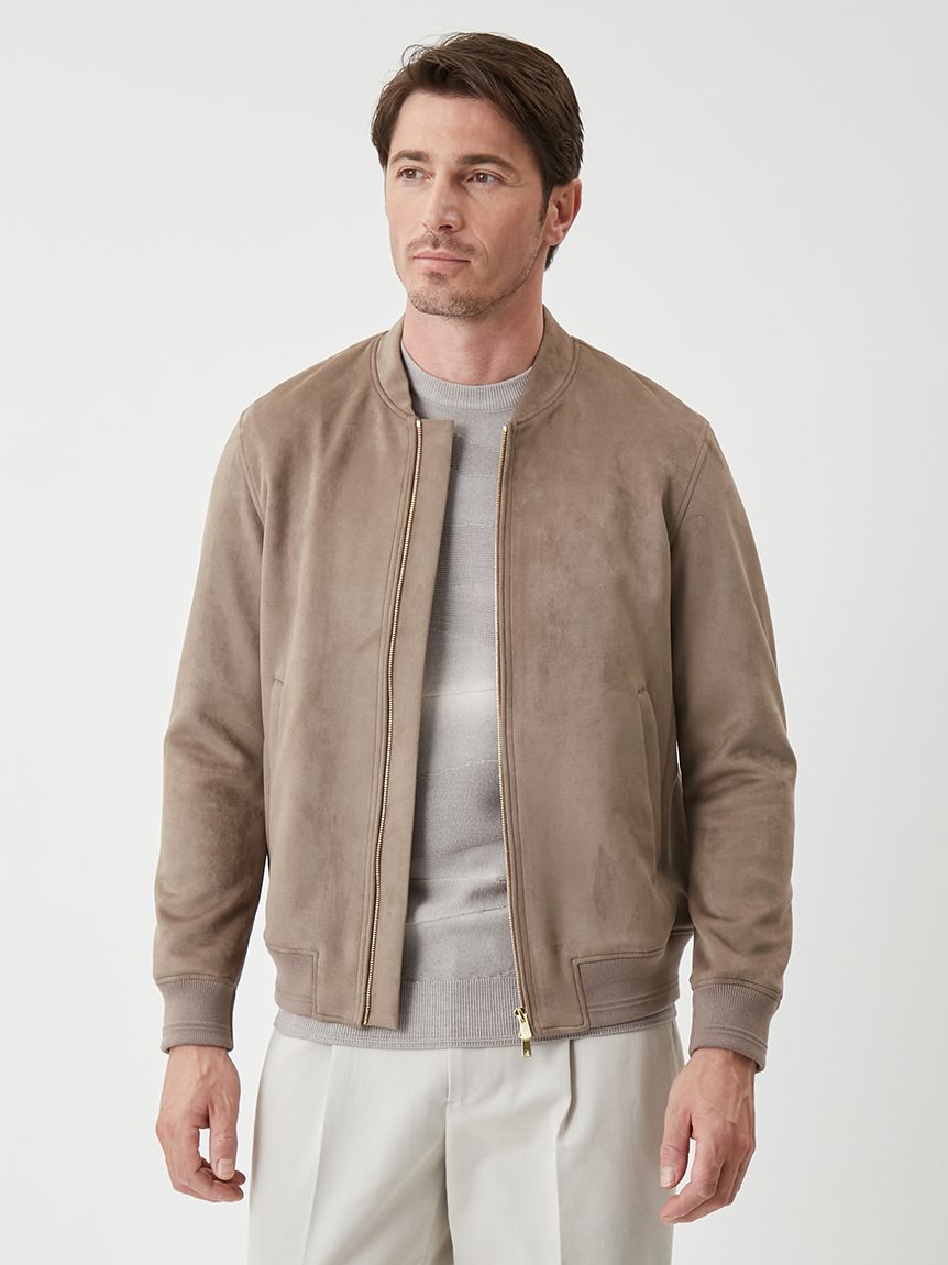 MA-1 ブルゾン スウェード フェイクスウェード MA-1(ブルゾン)｜アウター｜AOURE（アウール）の