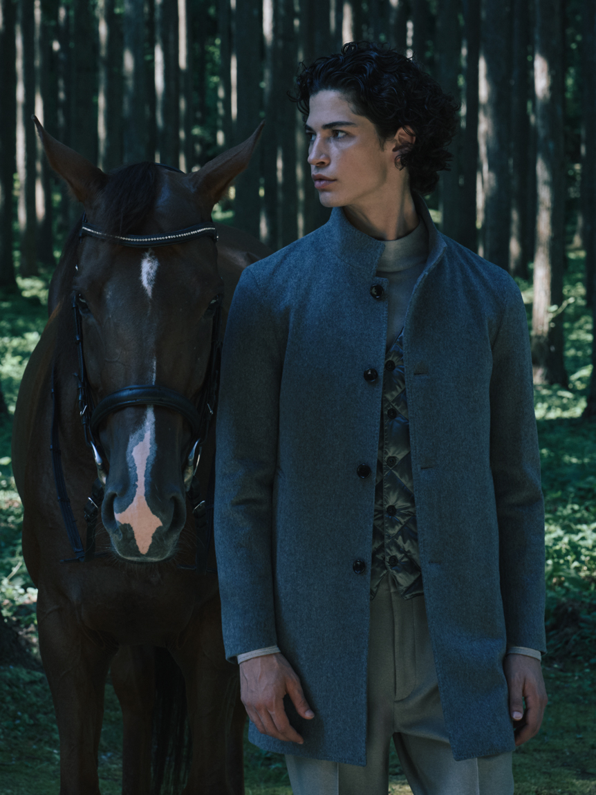 ウールスタンドコート(コート)｜アウター｜AOURE（アウール）の通販