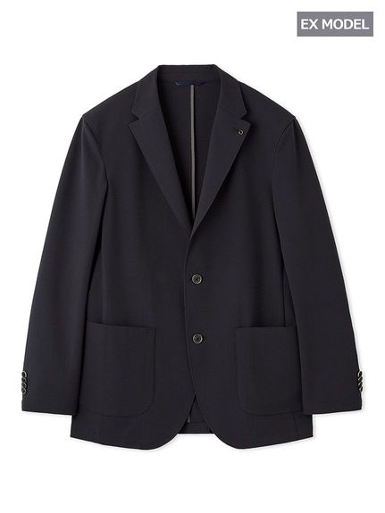 AOURE テーラードジャケット ブラウン ストライプ FEATHER CLOTH SETUP JACKET（テーラードジャケット）｜AOURE