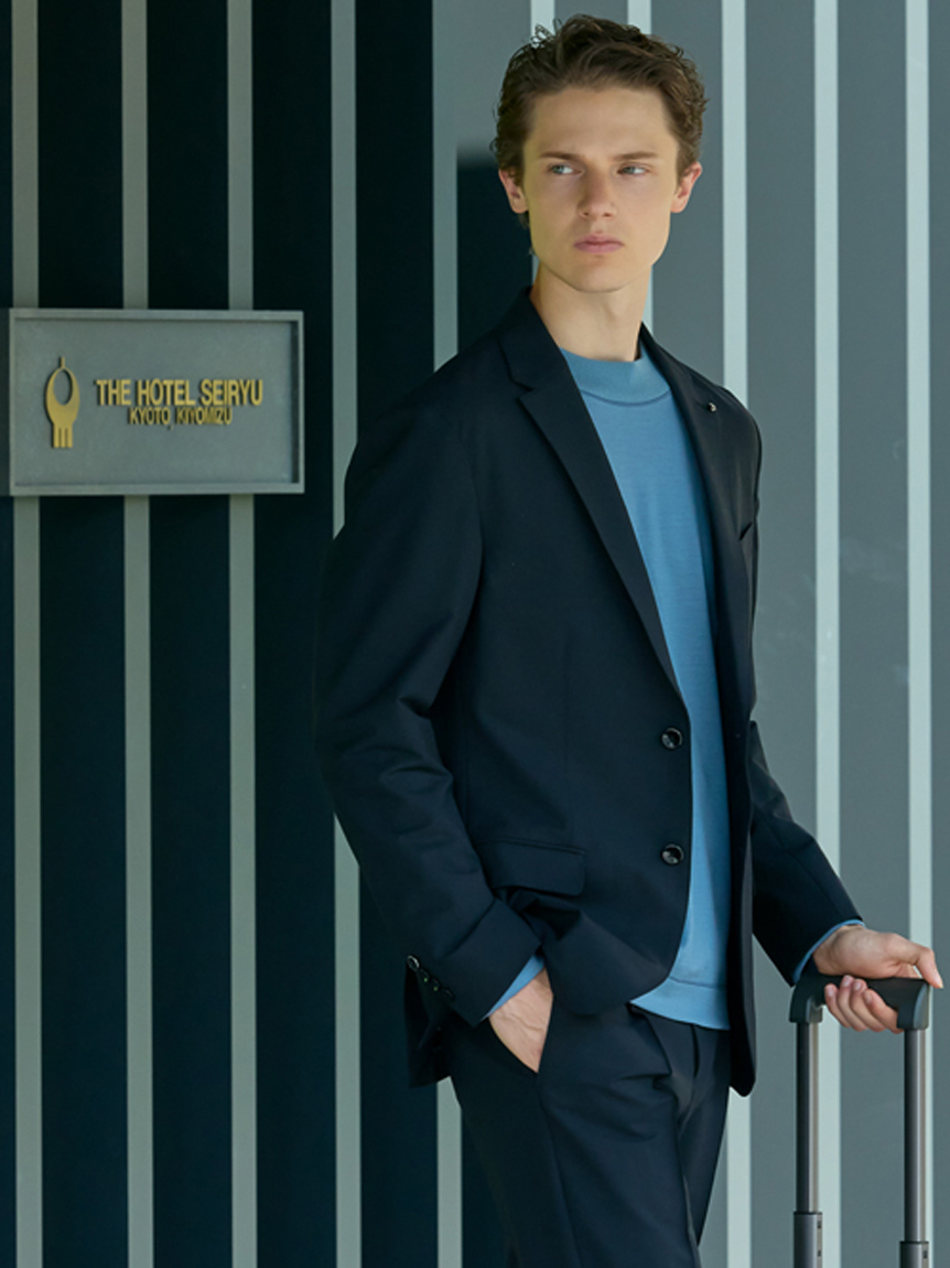 ストレッチフラノセットアップパンツ(ロングパンツ)｜ボトムス｜AOURE