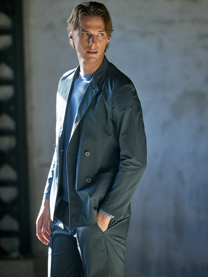 ナイロンストレッチ SETUP JACKET(ジャケット)｜アウター｜AOURE