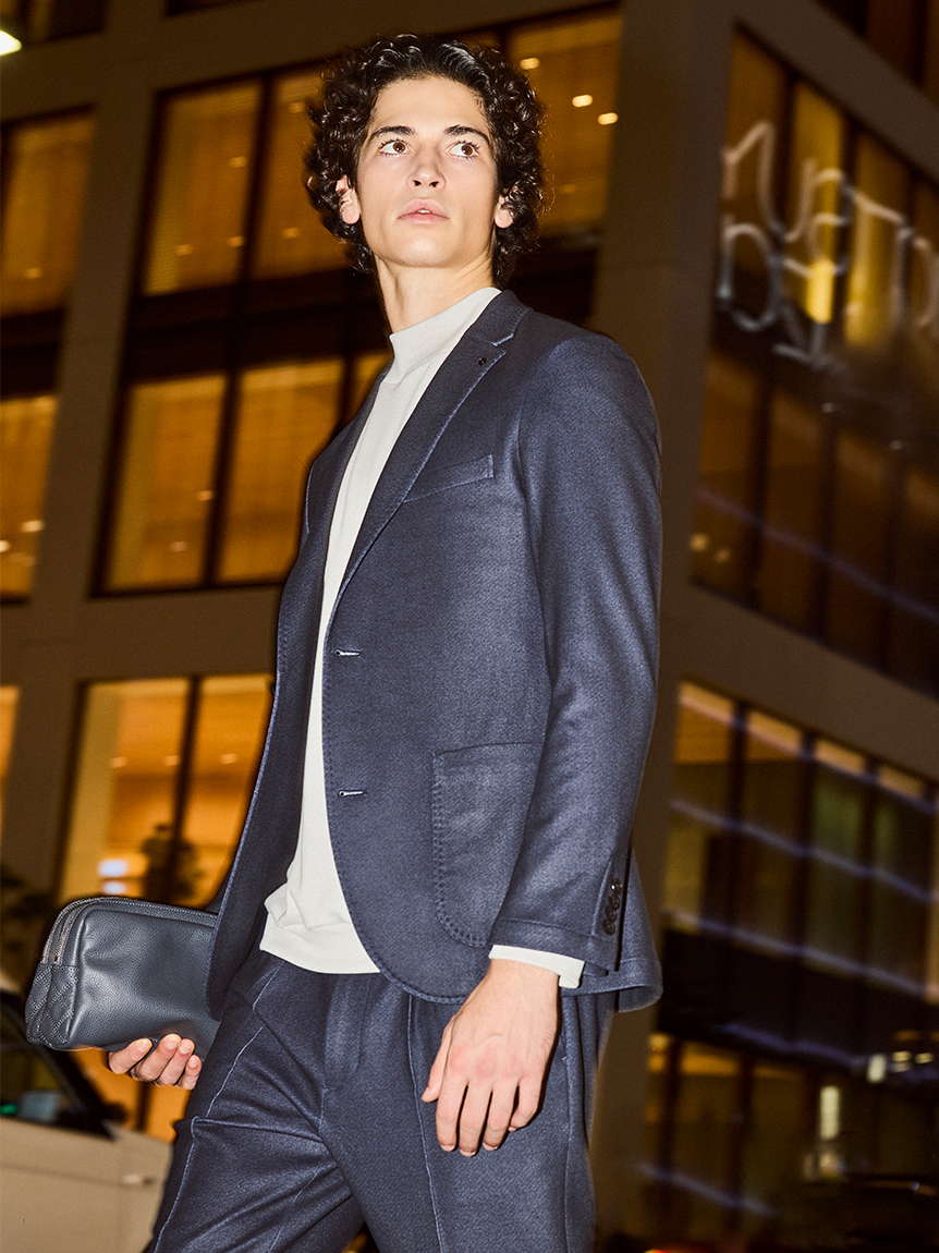 AOURE セットアップ　グレー FIRST CLASS The First Class】CERVINO SETUP JACKET(ジャケット)｜アウター｜AOURE