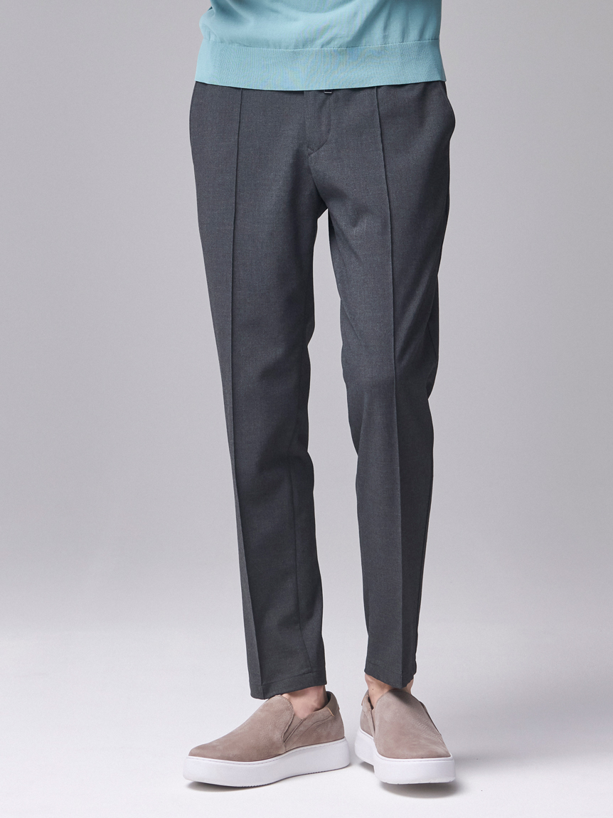 Aoure MALPENSA EX 4SEASONS バーズアイ パンツ グレー 再入荷】MALPENSA PANTS 4SEASONS プレーン(ロングパンツ)｜ボトムス