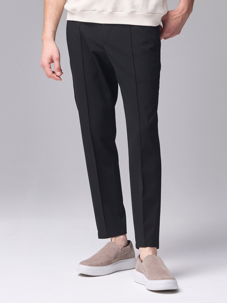 □ AOURE アウール ストレッチウォームパンツ センタープレス 49188 MALPENSA PANTS 4SEASONS プレーン(ロングパンツ)｜ボトムス｜AOURE