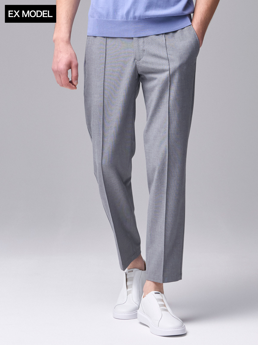 美品　MALPENSA EX PANTS 4SEASONS グレー　Sサイズ MALPENSA EX PANTS 4SEASONS ピンヘッド(ロングパンツ)｜ボトムス