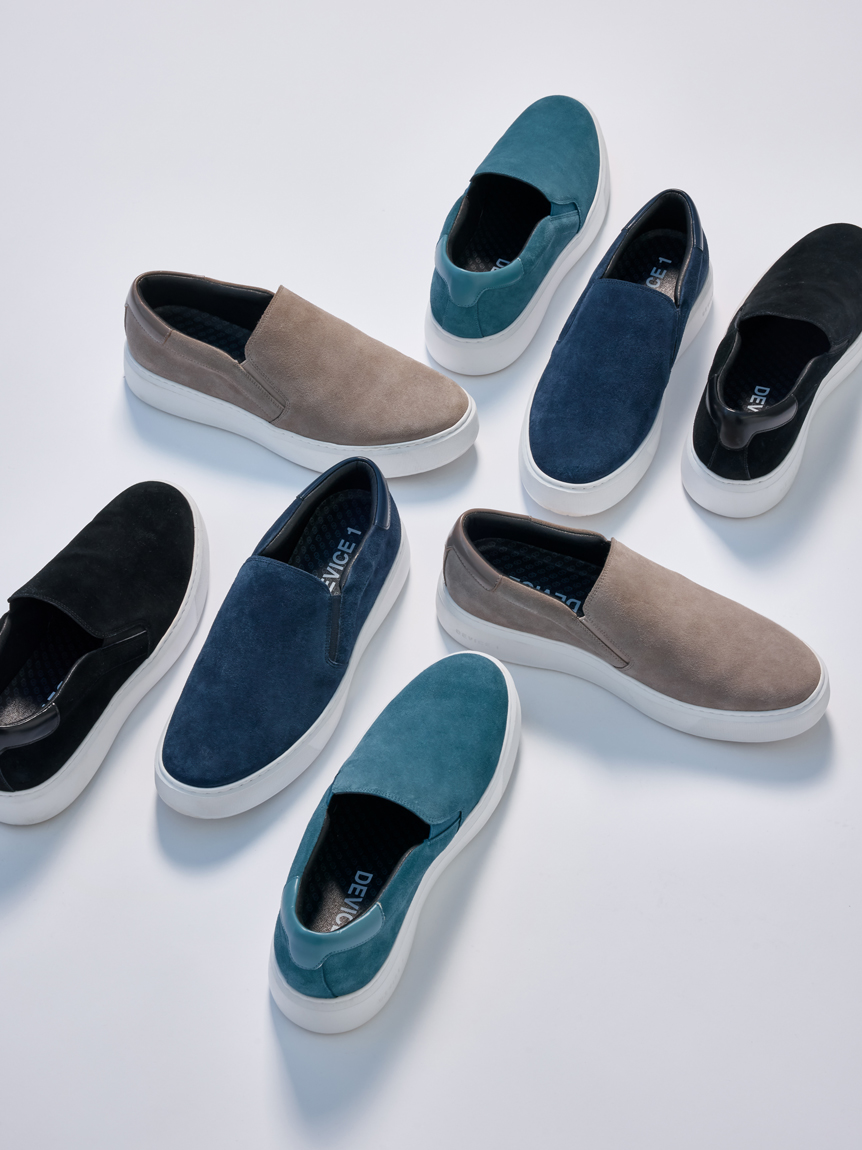 【AOURE】DEVICE１ スムース(BLK-28.5) AOURE（アウール） スニーカー DEVICE1 スムース メンズ : ZOZOTOWN