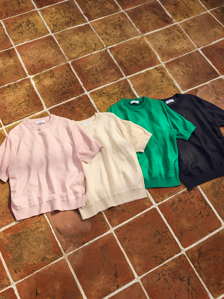 新品未使用★2025SS AOURE NEVE サマーニットカーディガン NEVE サマーニットカーディガン(ニット)｜トップス｜AOURE