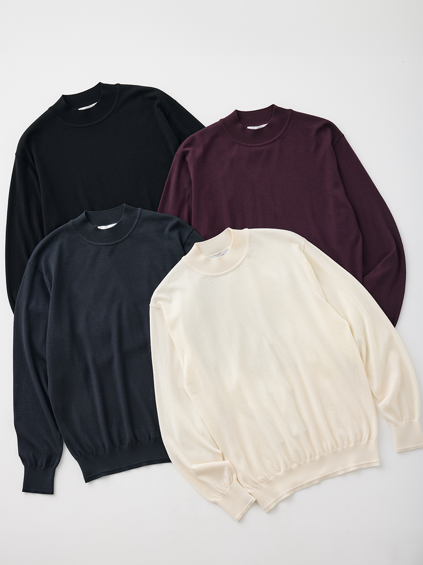 FIORE モックネックニット(ニット)｜トップス｜AOURE（アウール