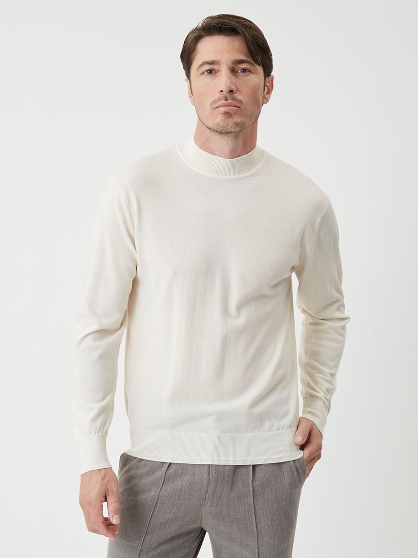 美品☆AOURE FIORE 2点セット モックネックセーター FIORE モックネックニット(ニット)｜トップス｜AOURE（アウール