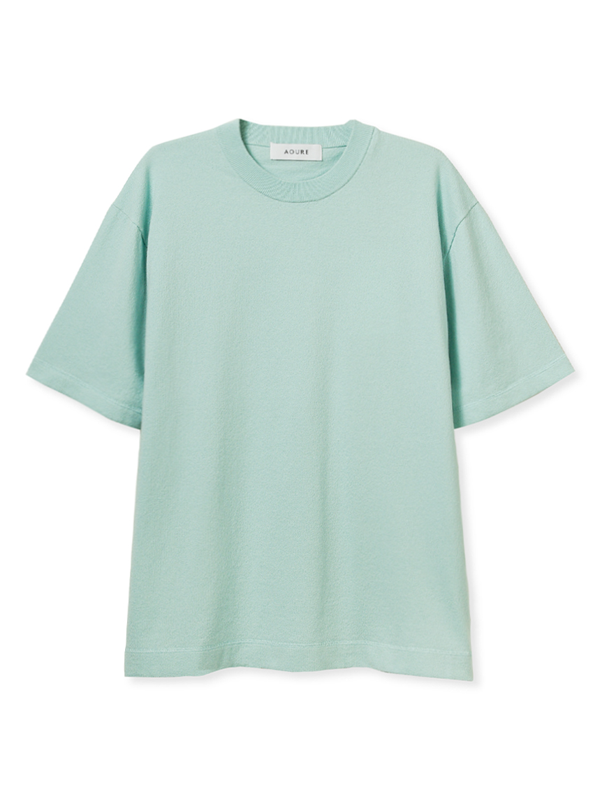アウール（AOURE） マイクロボーダー ニットTシャツ Mサイズ スタイリストコラボ・洗える】ウールミラノボーダー ニット