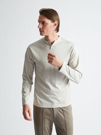 セレーサカルメン ヘンリーネック LS