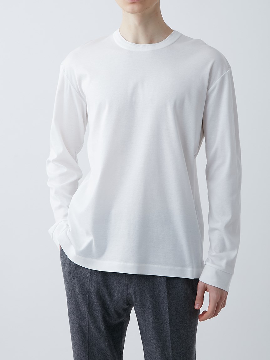 WEGNER” BRUSHED クルーネックロングTシャツ(カットソー＆Tシャツ