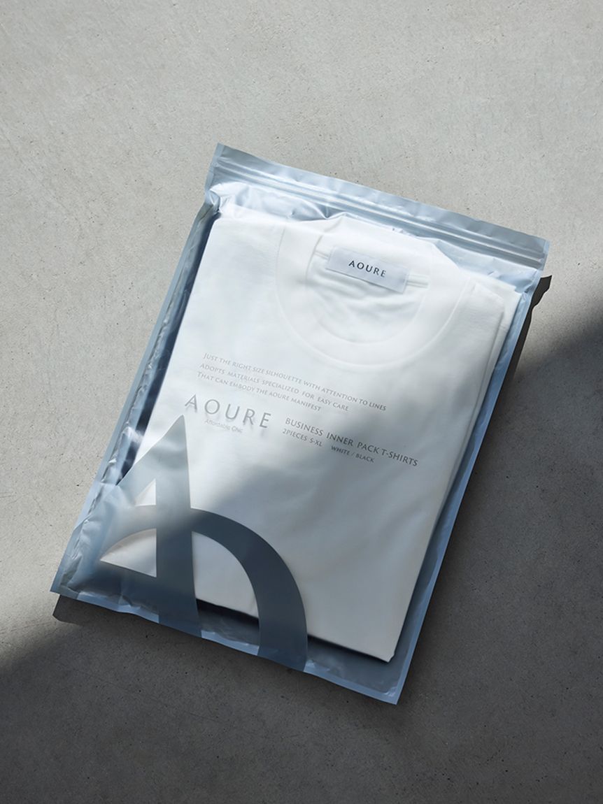 A PACK】 BUSINESS PACK T-SHIRT (2枚組)(カットソー＆Tシャツ