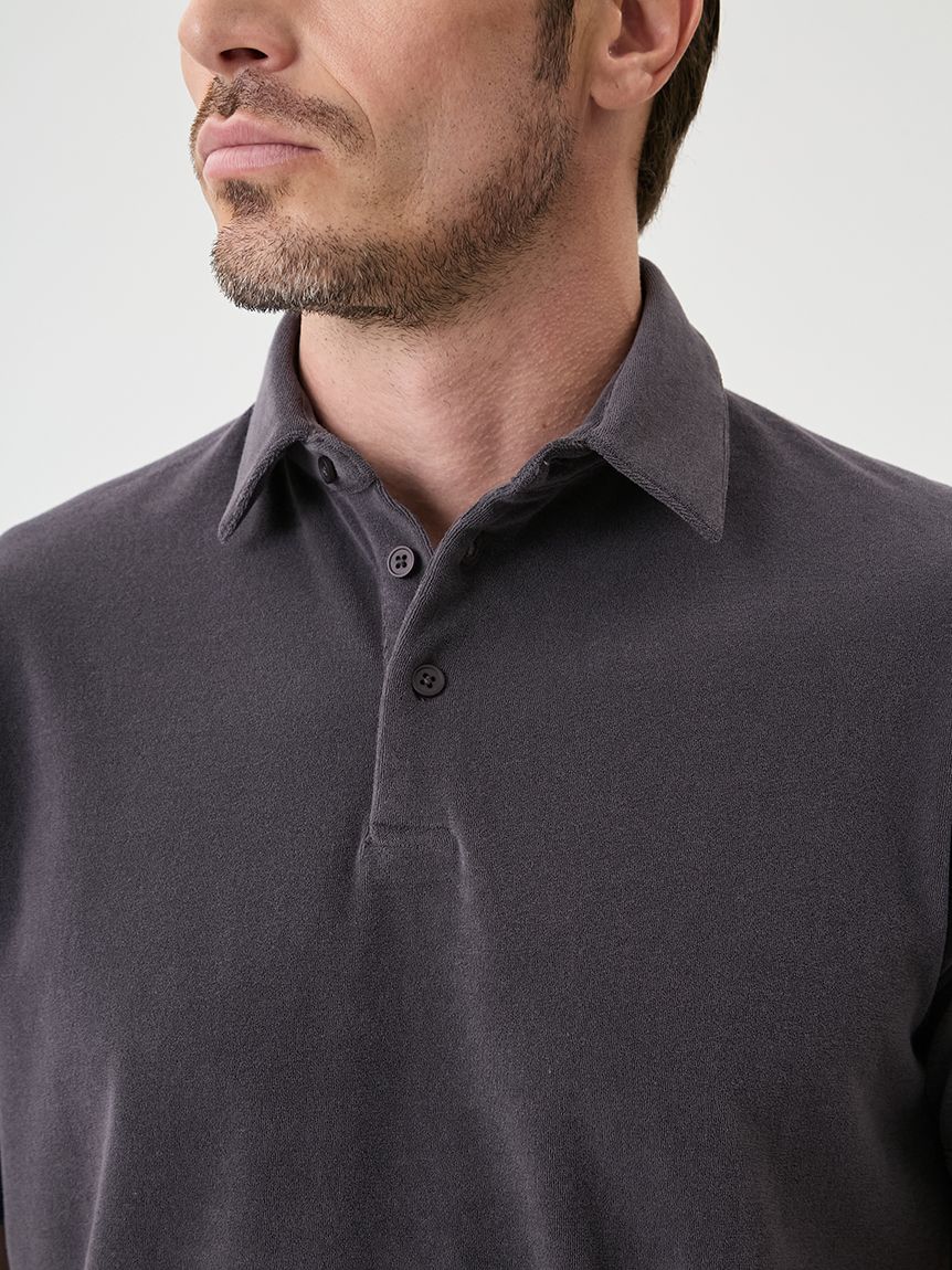 ari0001　anewポロシャツ2枚セット マイクロパイル ポロシャツ(カットソー＆Tシャツ)｜トップス