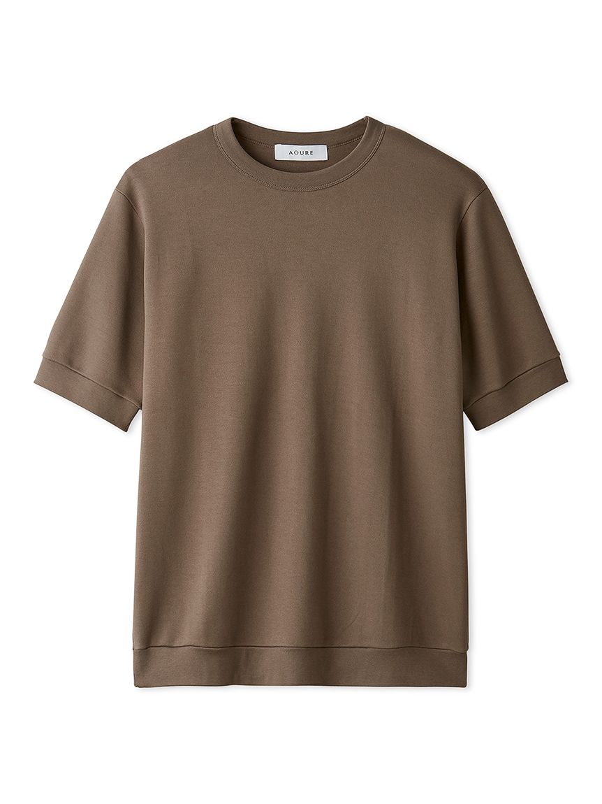 美品★AOURE アウール 2025年 ミルフィーユコットンTシャツ Ｌサイズ JAPAN NJ】 ミルフィーユコットン SS（カットソー/Tシャツ