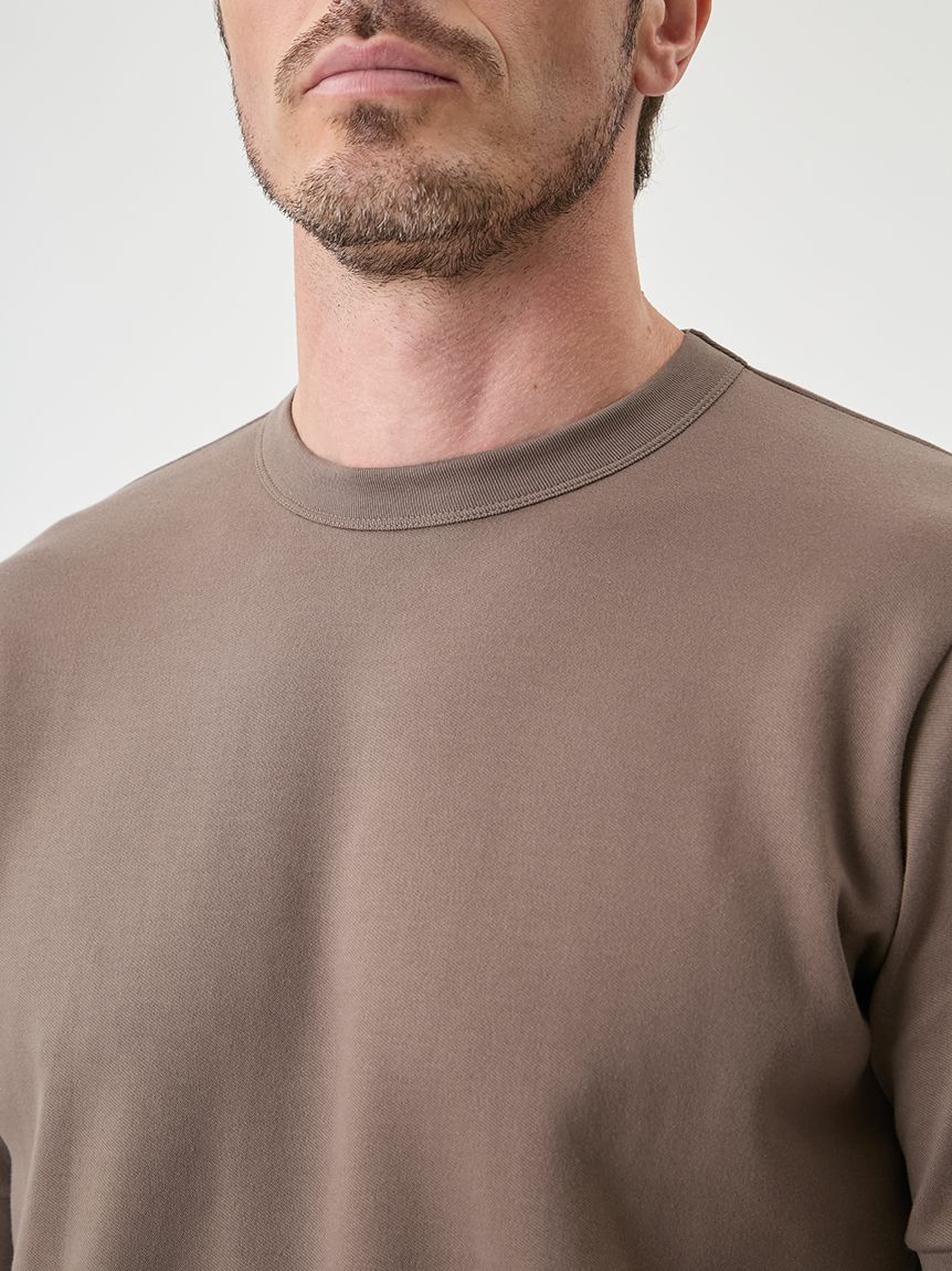 美品★AOURE アウール 2025年 ミルフィーユコットンTシャツ Ｌサイズ JAPAN NEW JERSEY ミルフィーユ コットン MADE IN JAPAN | AOURE