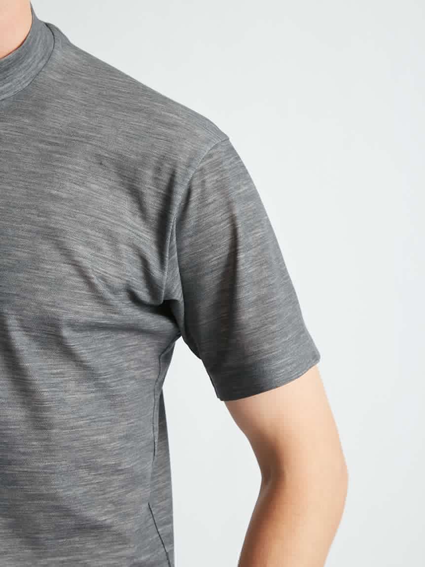 Mizuno | AOURE】DYNAMOTION FIT MOCK NECK TEE SS(カットソー＆T