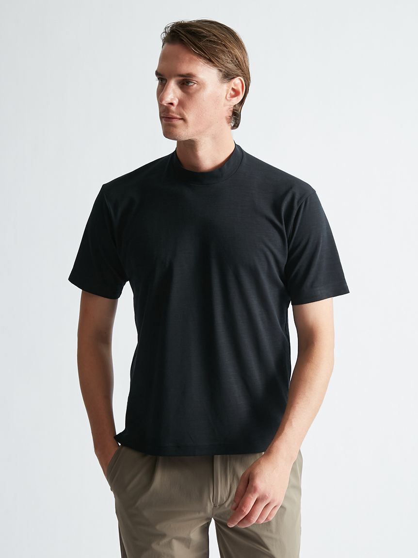 Mizuno | AOURE】DYNAMOTION FIT MOCK NECK TEE SS(カットソー＆T