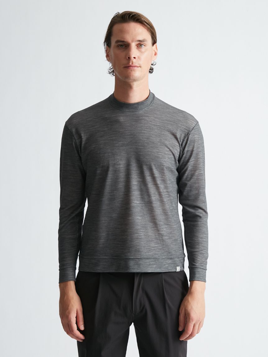 Mizuno | AOURE】DYNAMOTION FIT MOCK NECK TEE LS(カットソー＆T