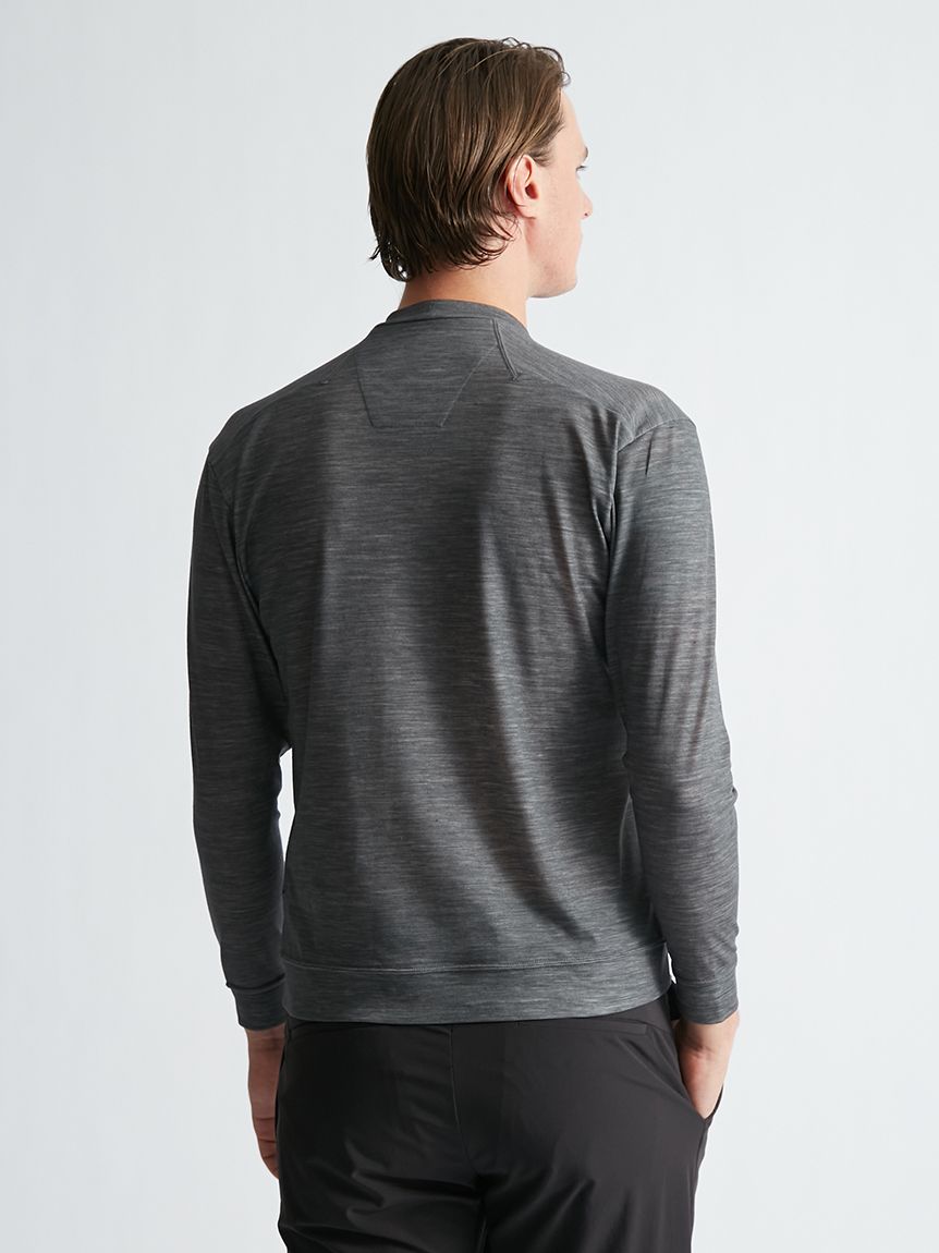 Mizuno | AOURE】DYNAMOTION FIT MOCK NECK TEE LS(カットソー＆T