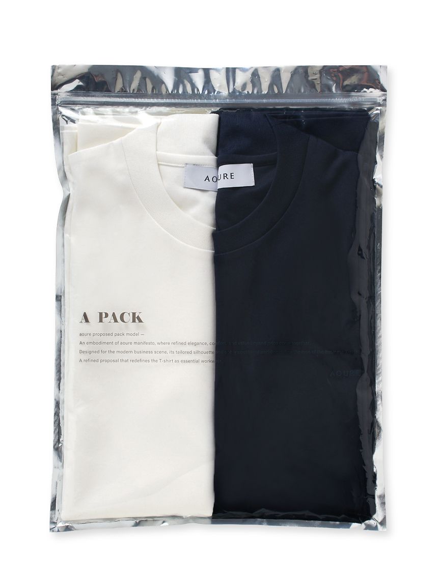 A PACK】 BUSINESS PACK T-SHIRT (2枚組)(カットソー＆Tシャツ