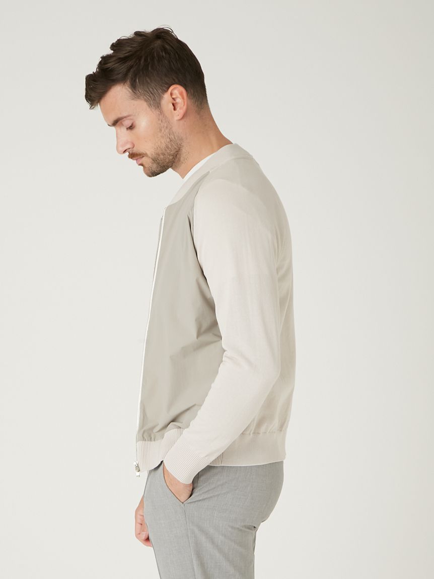 ニットコンビMA1 ミリタリーブルゾン(ブルゾン)｜アウター｜AOURE