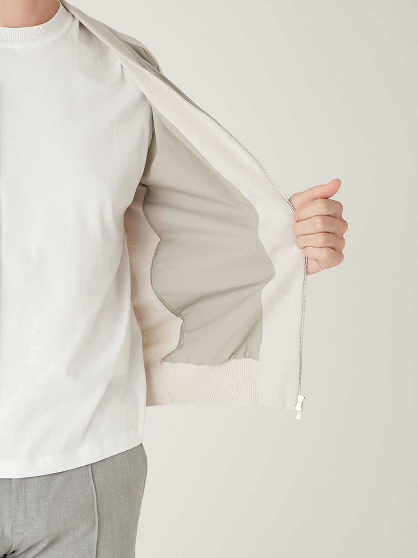 ニットコンビMA1 ミリタリーブルゾン(ブルゾン)｜アウター｜AOURE