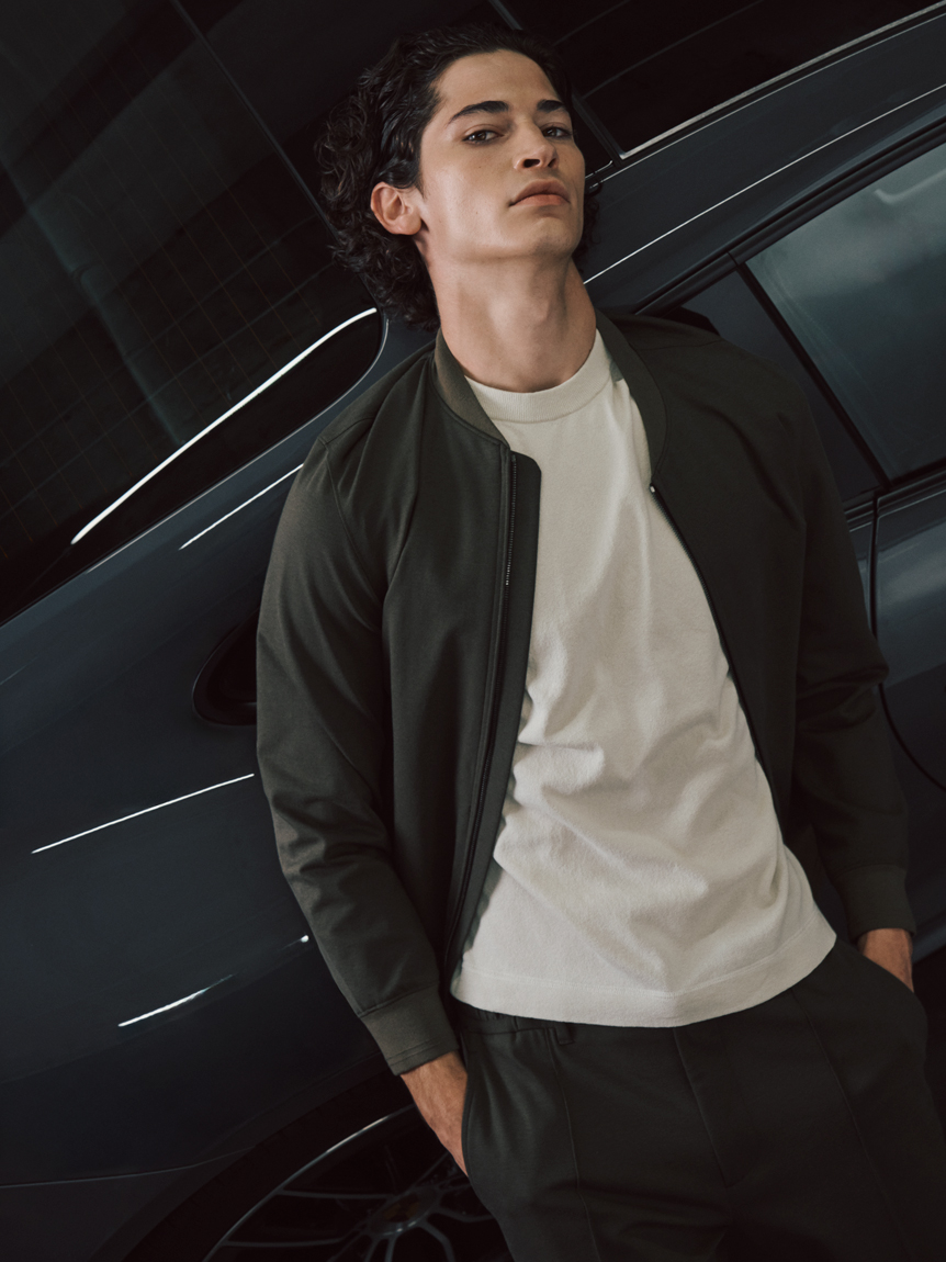 ジャケット・アウター AOURE HG W/JERSEY MA-1 sizeL HG W/JERSEY MA-1(ブルゾン)｜アウター｜AOURE（アウール）の