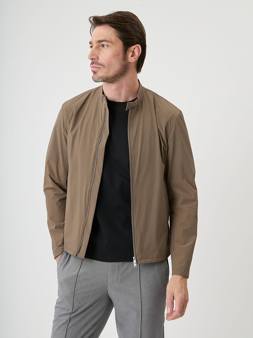 極美品✨FORMO Packable Aline Blouson ベージュ PACKABLE ライダースブルゾン(ブルゾン)｜アウター｜AOURE