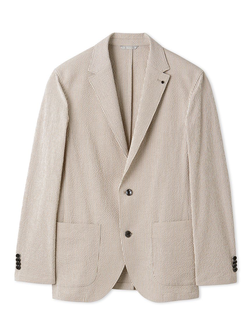 SUBALPINO サッカーストライプ JACKET(テーラードジャケット