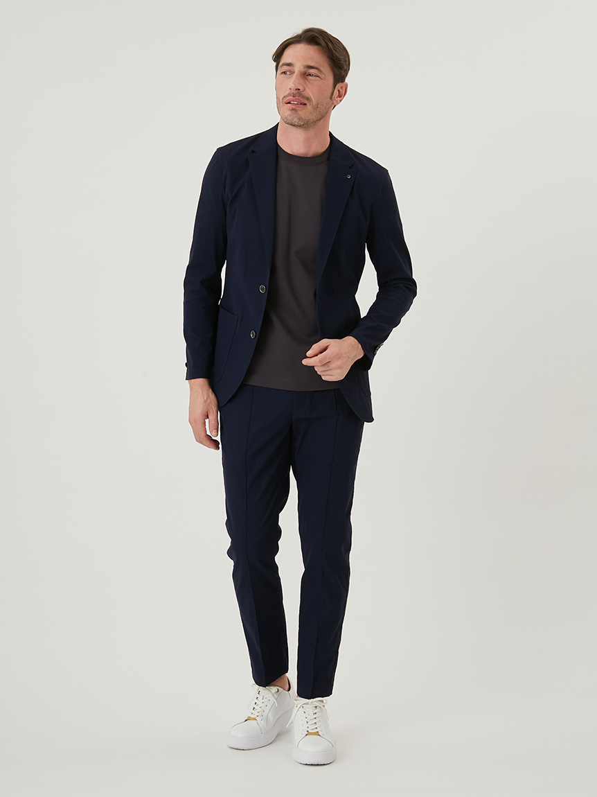 AOURE アウール MALPENSAセットアップ 上下セット ネイビー Ｍ MALPENSA AIR SETUP JACKET(ジャケット)｜アウター｜AOURE