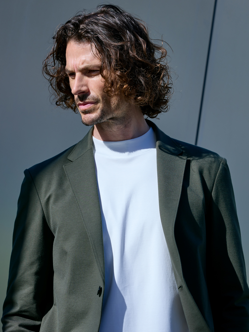 HG W/JERSEY SETUP JACKET(ジャケット)｜アウター｜AOURE（アウール