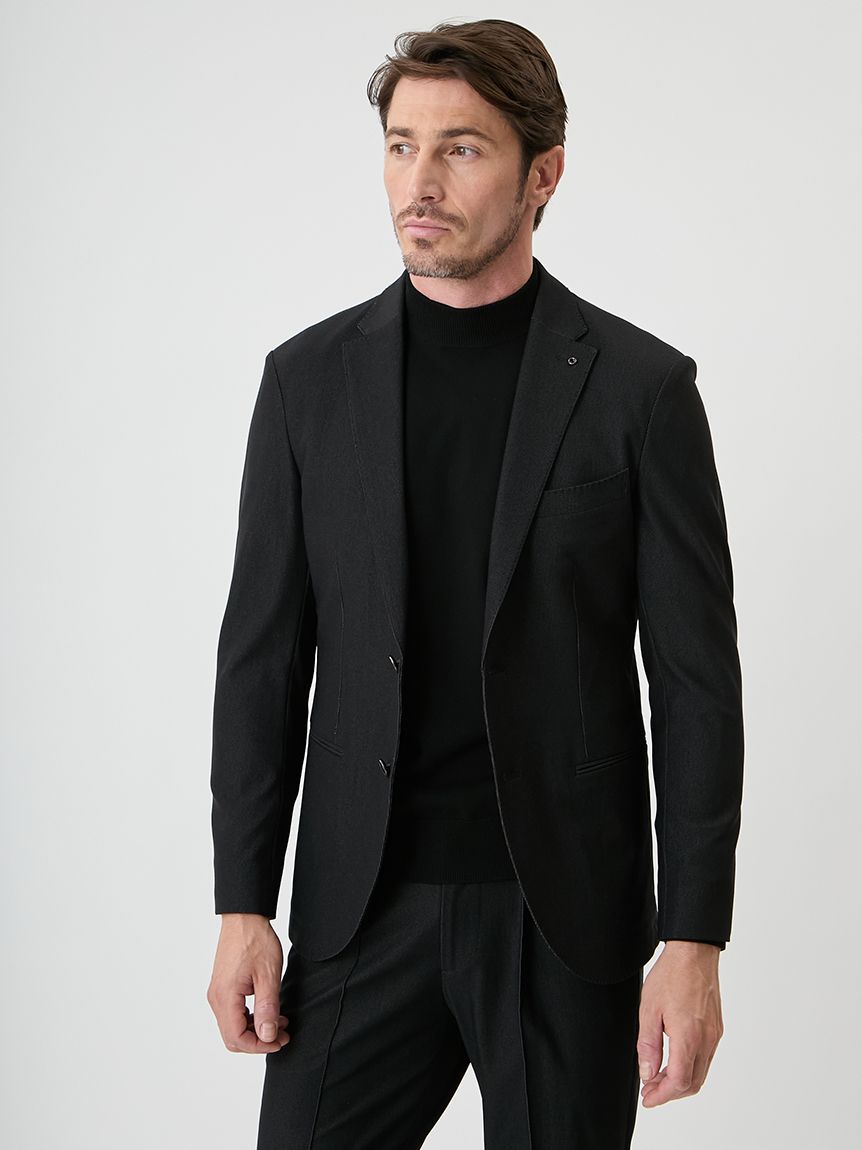 CERIMONIA◇セレモニア◇メンズブラックスーツセットアップ CERIMONIA CHAMBRAY SUIT(セットアップ)｜AOURE（アウール）の