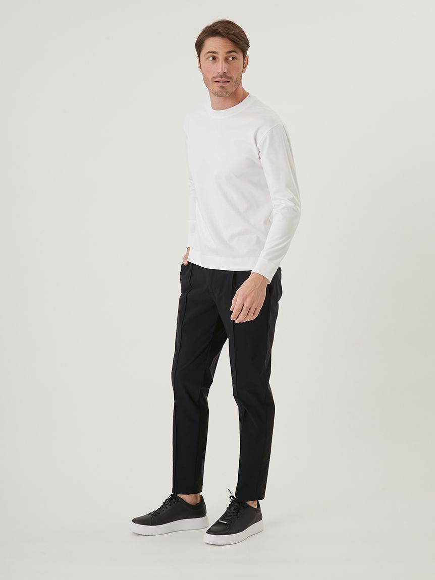 田14 AOURE アウール マルペンサ センタープリーツ スラックス 田14 AOURE アウール マルペンサ センタープリーツ スラックス 田14