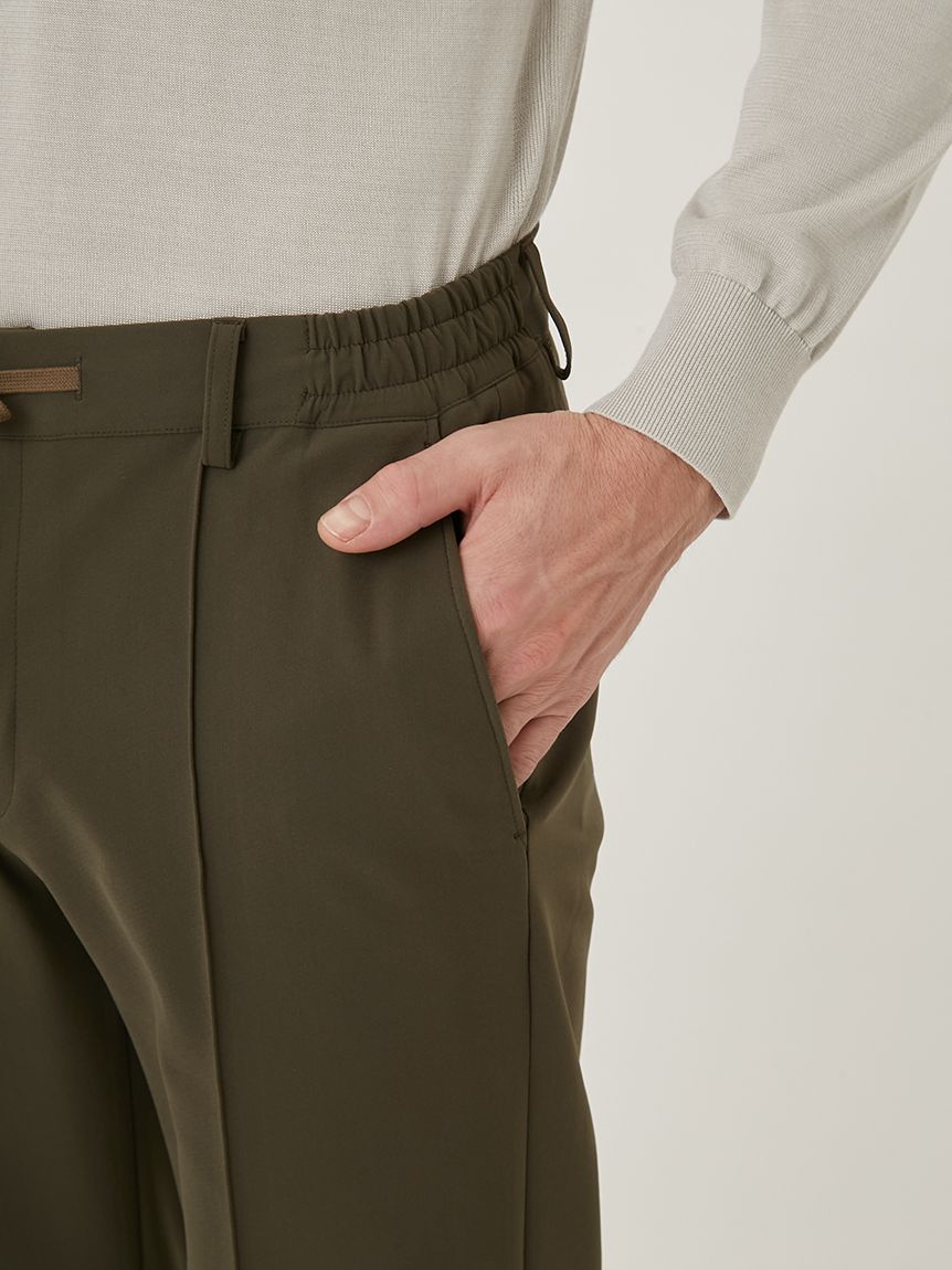 パンツ Eaphi RUFFLE ASYMMETRY PANTS MALPENSA PANTS PLEATS TECH TWILL(ロングパンツ)｜ボトムス