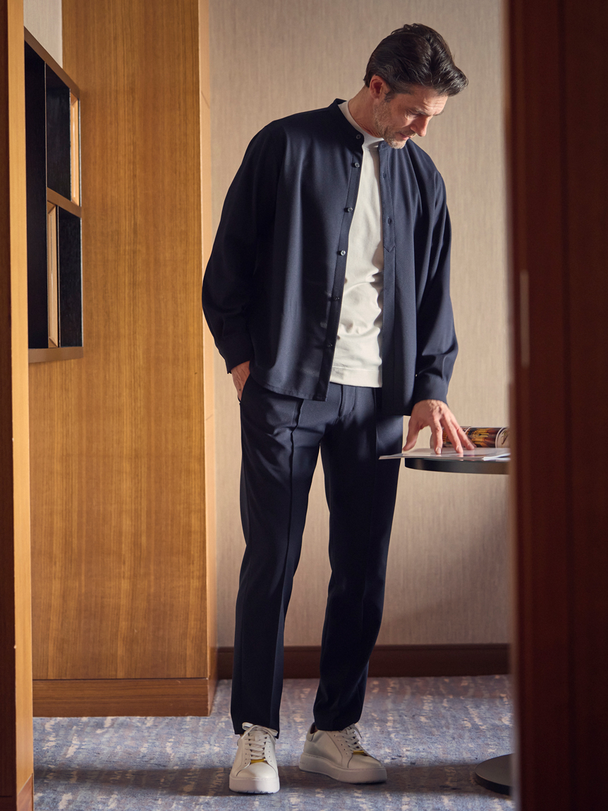 THE FIRST CLASS　キュプラバランサー PANTS THE FIRST CLASS】 キュプラバランサー SETUP PANTS(ロング