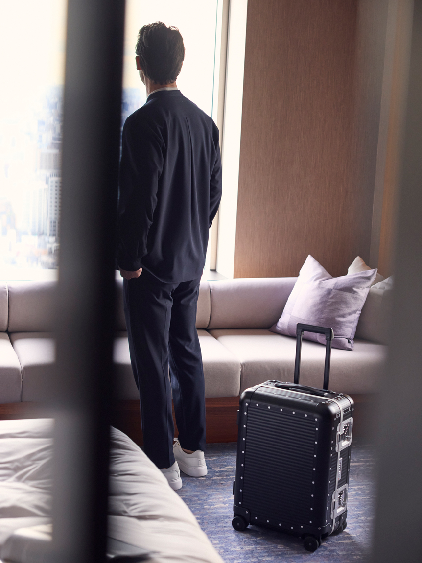 THE FIRST CLASS】 キュプラバランサー SETUP PANTS(ロング