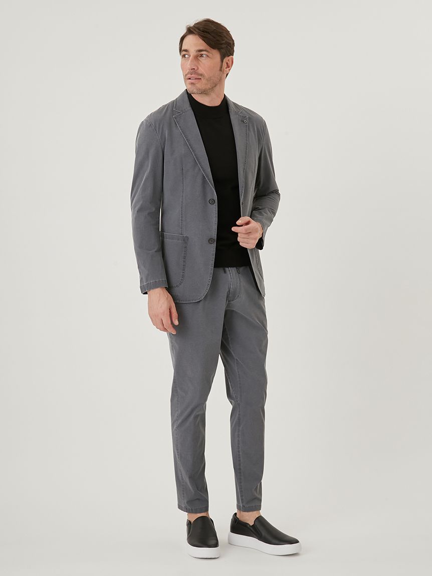 AOURE ナイロンストレッチセットアップ　サイズM フェードナイロンストレッチ SETUP PANTS(ロングパンツ)｜ボトムス