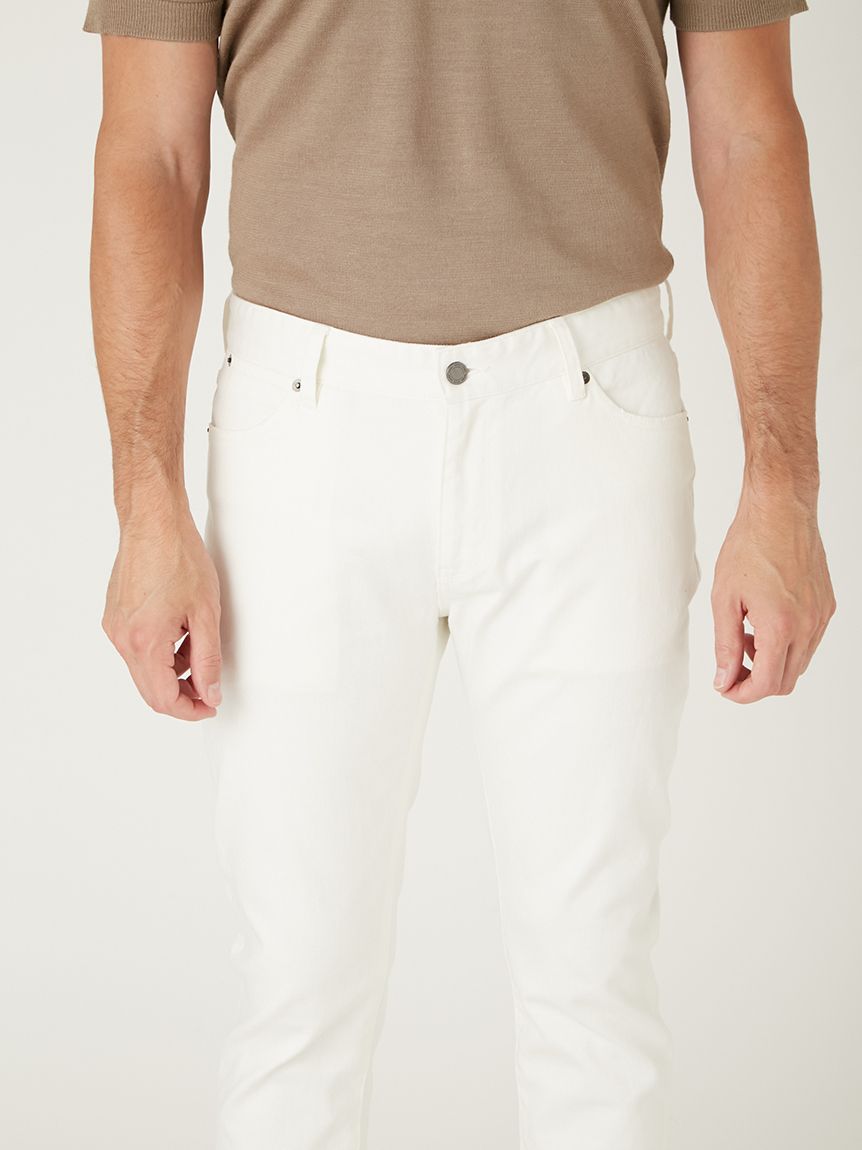 再入荷】FUNCTION DENIM（WHITE）(ロングパンツ)｜ボトムス｜AOURE
