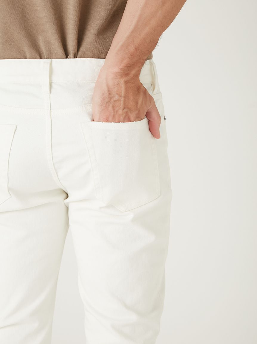 再入荷】FUNCTION DENIM（WHITE）(ロングパンツ)｜ボトムス｜AOURE