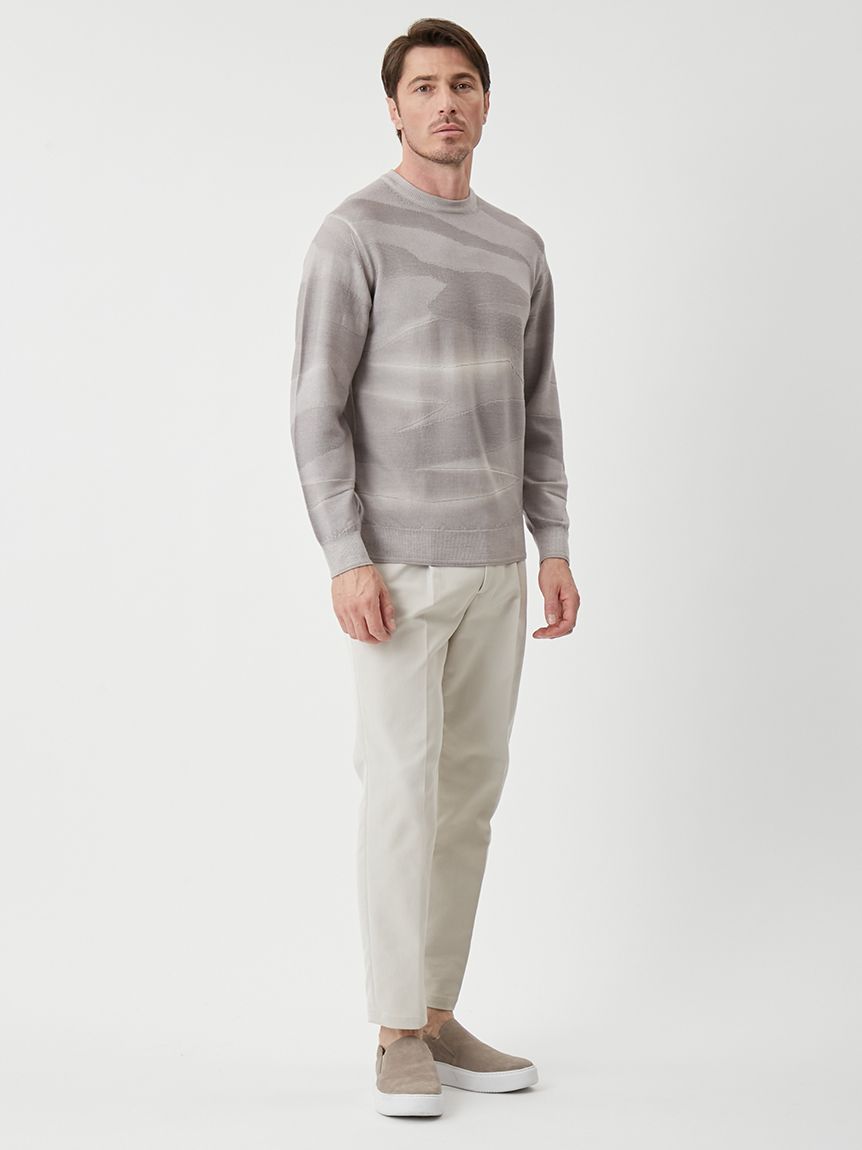 AOURE テックツイルストレッチチノパンツ　ホワイト テックツイルストレッチチノパンツ(ロングパンツ)｜ボトムス｜AOURE