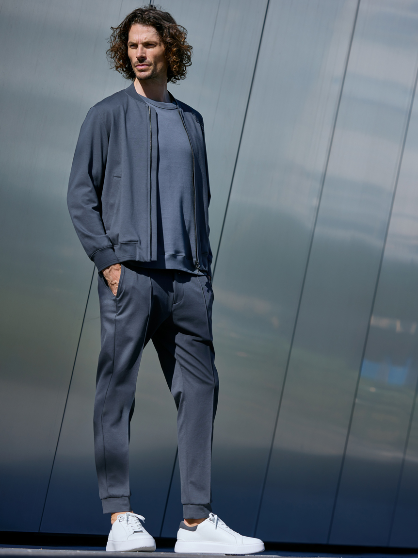 AOURE HG W/JERSEY RIB PANTS Sサイズ アウール