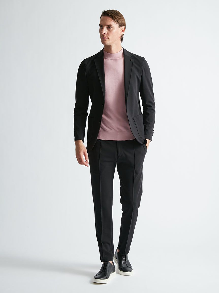 AOURE 23AW MALPENSA カルゼポンチ パンツ S 黒 スラックス AOURE 23AW