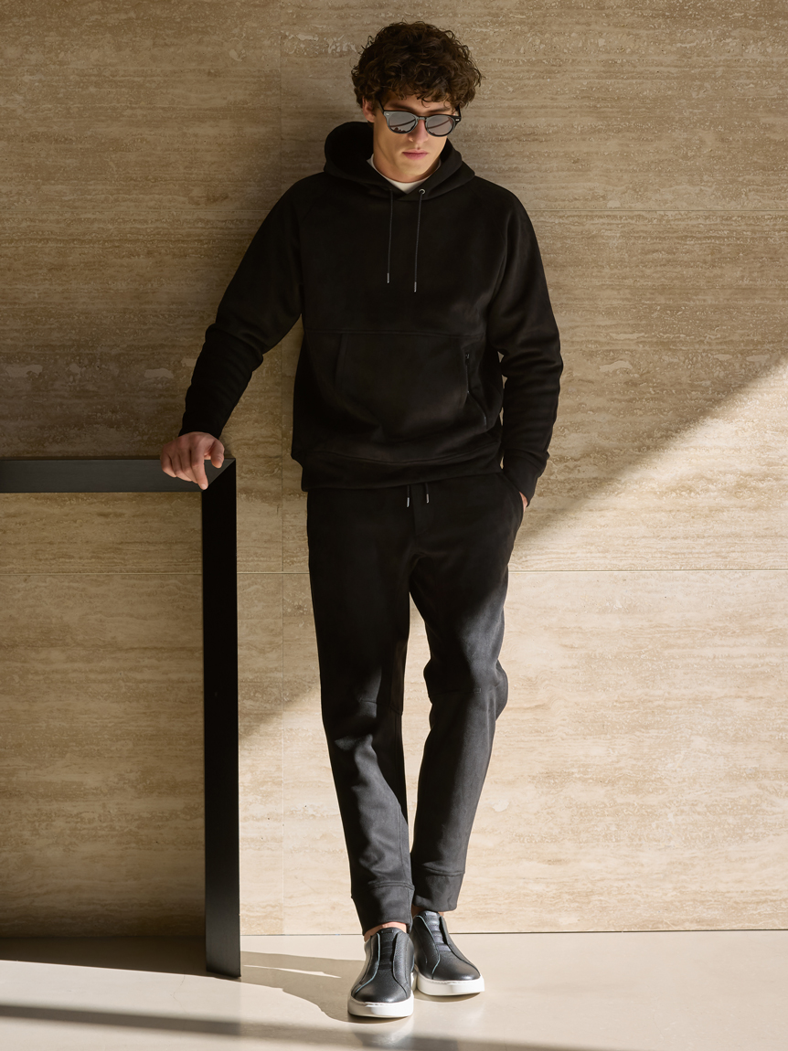 AOURE ジャージーリブパンツ　黒　Ｌサイズ AMFP261003_p_01_LL.jpg